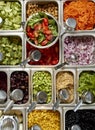 Vegetable Group Salad Bar Preparation