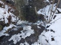 An Overhead View of a Waterfall