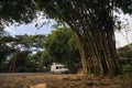 Overland tourist vehicle in Ecuador