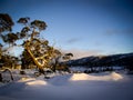 Overland Track Sunrise Royalty Free Stock Photo