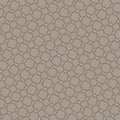 Overlap swirl square circle vector seamless pattern.