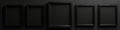 Overlapping black picture frames on a black background , photography, simple Royalty Free Stock Photo
