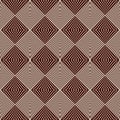 Overlapping diagonal lines background. Grid scrappy checkered texture. Outline seamless pattern with geometric ornament. Royalty Free Stock Photo