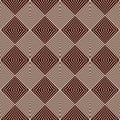 Overlapping diagonal lines background. Grid scrappy checkered texture. Outline seamless pattern with geometric ornament.