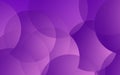 overlapping purple gradient circle abstract background illustration for presentation design and more Royalty Free Stock Photo