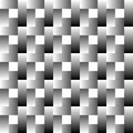 Overlapping rectangles seamless pattern. Lamella, mosaic greysca Royalty Free Stock Photo