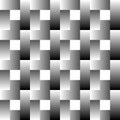 Overlapping rectangles seamless pattern. Lamella, mosaic greysca Royalty Free Stock Photo