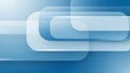 Overlapping Translucent Blue Rounded Rectangles with Light Reflections abstract Royalty Free Stock Photo