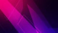 Abstract geometric background with overlapping translucent shapes in vibrant pink and purple gradients against a dark Royalty Free Stock Photo