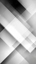 Abstract geometric composition featuring overlapping translucent shapes in shades of gray and white, creating a modern and Royalty Free Stock Photo