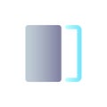 Overlay flat gradient color ui icon Royalty Free Stock Photo