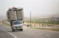 Overloaded lorry in Syria