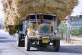 Overloaded truck , rajasthan Royalty Free Stock Photo