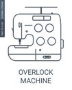 Overlock machine icon