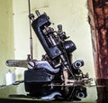 Overlock sewing machine Royalty Free Stock Photo