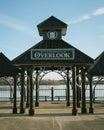 Overlook along the Ohio River, Jeffersonville, Indiana Royalty Free Stock Photo