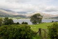 Overlook of Coniston Water in Lake District Royalty Free Stock Photo