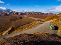 Denali Park Road in Fall Royalty Free Stock Photo