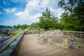 Overlook of Great Falls at Olmsted Island at Chesapeake & Ohio C Royalty Free Stock Photo