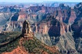 Point Imperial view from north rim Grand Canyon National Park Royalty Free Stock Photo