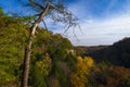 The overlook at Hocking Hills Ohio Royalty Free Stock Photo