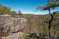 The overlook at Lilly bluff in Tennessee Royalty Free Stock Photo