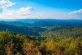 An overlook at Shenandoah National Park