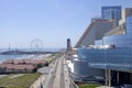 Overlooking the Atlantic City Boardwalk in New Jersey Royalty Free Stock Photo