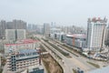 Overlooking the city of Nanchang Honggutan Royalty Free Stock Photo