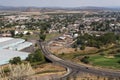 Overlooking city of Prineville in Oregon Royalty Free Stock Photo