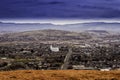 Overlooking the city St. George Utah Royalty Free Stock Photo