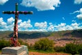Overlooking cuzco Royalty Free Stock Photo