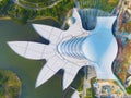 Overlooking The Guangdong Science Center, Guangzhou Royalty Free Stock Photo