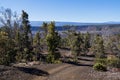 Overlooking kilauea crater from byron ledge trail