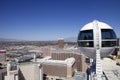 Overlooking Las Vegas and High Roller Ferris Wheel, Nevada Royalty Free Stock Photo