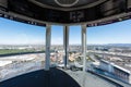 Overlooking the Las Vegas Strip on the High Roller Ferris Wheel Royalty Free Stock Photo