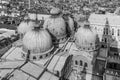 overlooking the marcus church in venice from campanile de San Marco