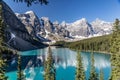 Moraine Lake on a gorgeous summer morning