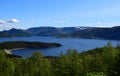 Overlooking Norris Point and the Bonne Bay Royalty Free Stock Photo