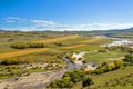 overlooking Nuanhe River autumn scenery