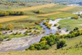 overlooking Nuanhe River autumn scenery