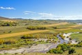 overlooking Nuanhe River autumn scenery