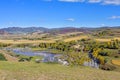 overlooking Nuanhe River autumn scenery