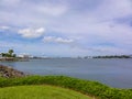 Overlooking Pearl Harbor in Hawaii Royalty Free Stock Photo