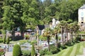 Overlooking The Piazza At Portmeirion Village, North Wales Royalty Free Stock Photo