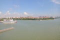 Overlooking the Suzhou Jinji Lake Royalty Free Stock Photo