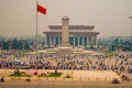 Overlooking view of Tiananmen Square, China