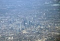 Overlooking the urban sprawl of the city of London Royalty Free Stock Photo