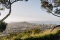 Overlooking view of honolulu in hawaii USA Royalty Free Stock Photo