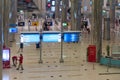 Overlooking view of a sparkling, clean concourse area